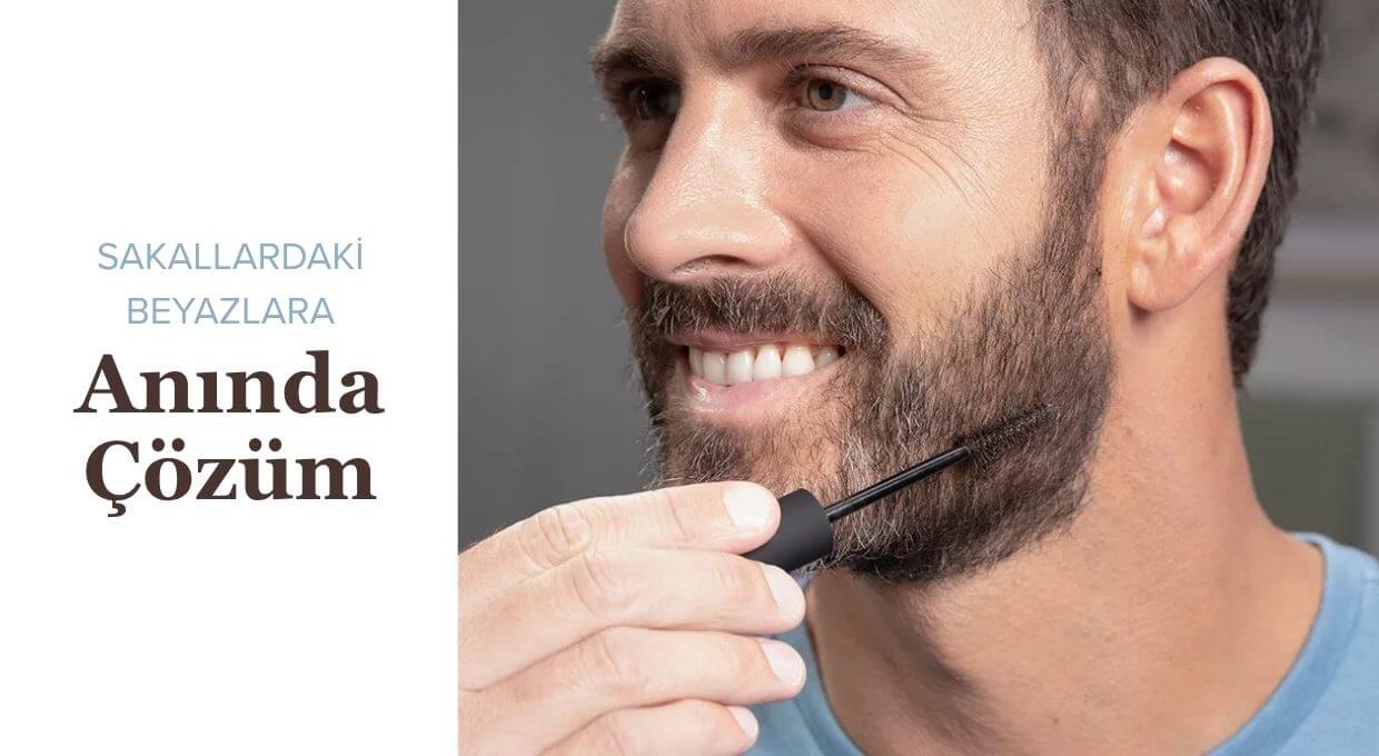 Just For Men Günlük Sakal & Kaş Beyaz Kapatıcı