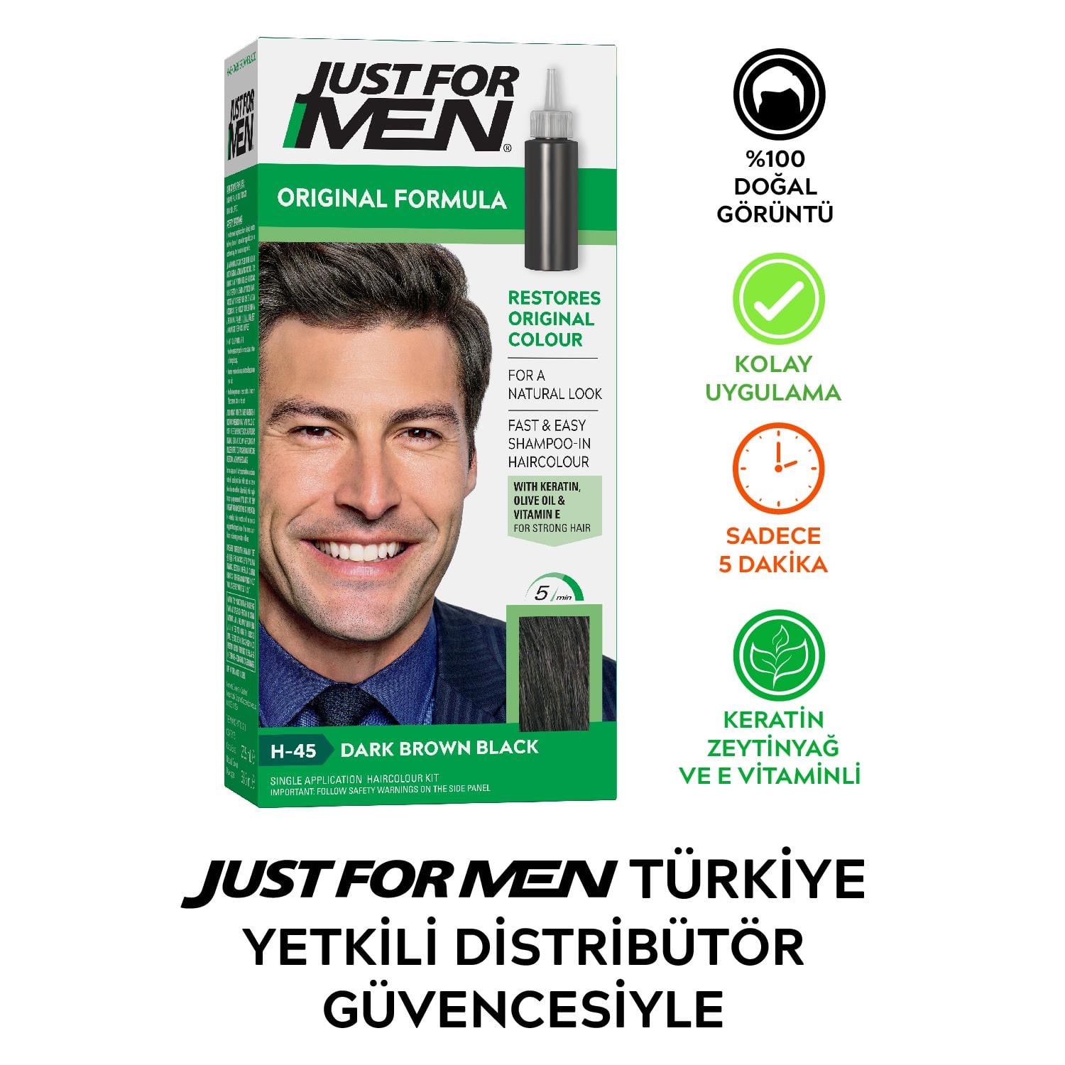 Saç Boyası Koyu Kahve / Siyah 