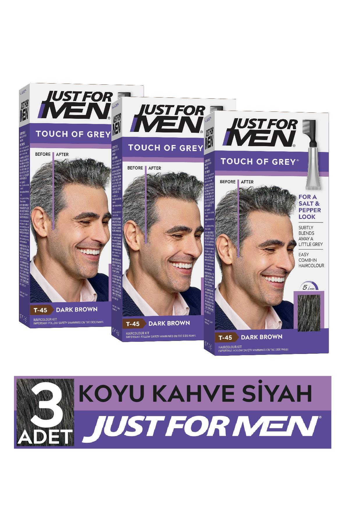 Touch of Grey Koyu Kahve 3'lü Set