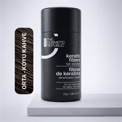 The Cosmetic Republic Dolgunlaştırıcı Keratin Saç Fiberi 25 gr – Koyu Kahve