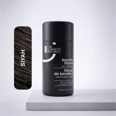 The Cosmetic Republic Dolgunlaştırıcı Keratin Saç Fiberi 12,5 gr - Siyah