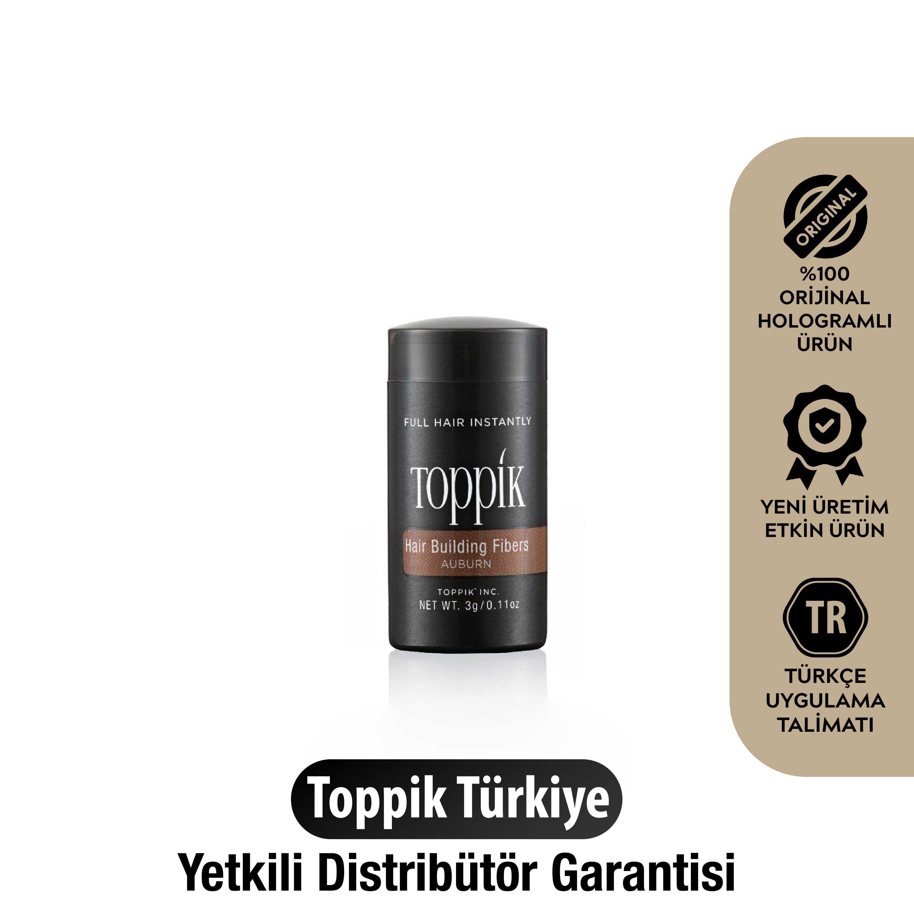Toppik 3 gr (Deneme Boyu) Kızıl