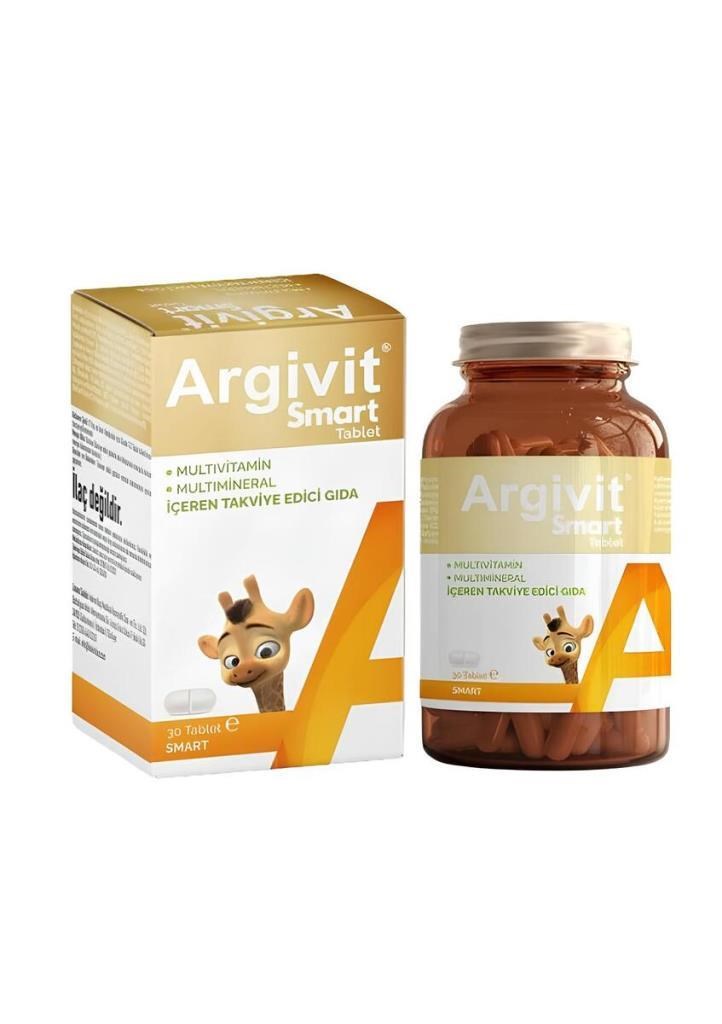 Argivit Smart 30 Tablet Takviye Edici Gıda Argivit Smart 30 TabletArgivit