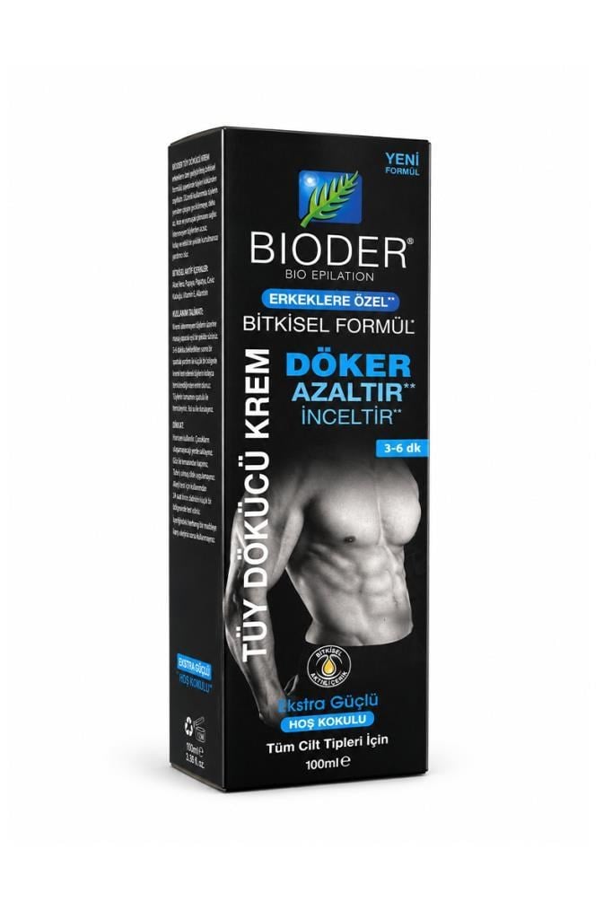 Bioder Bio-Epilation Erkekler İçin Tüy Dökücü Krem 100 mlBioder