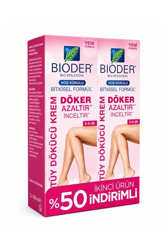 Bioder Tüy Dökücü Krem Bio-Epilation Kadınlar için 100 ml 2 AdetBioder