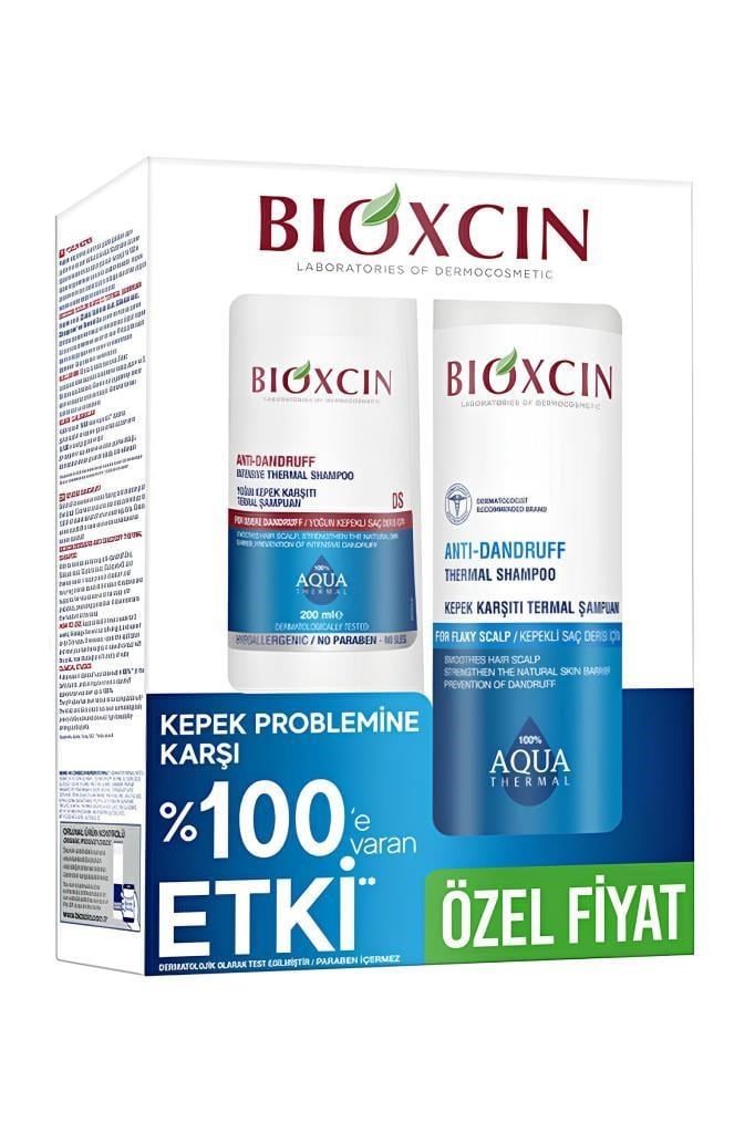 Bioxcin Aqua Thermal Kepek Karşıtı Şampuan 300 Ml + 200 Ml KofreliBioxcin