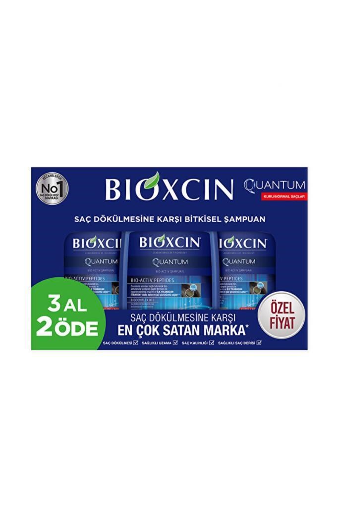 Bioxcin Quantum Kuru ve Normal Saçlar 3x300 mlBioxcin Quantum Bio-Activ Kuru ve Normal Saçlar için 3x300 ml ŞampuanBioxcin