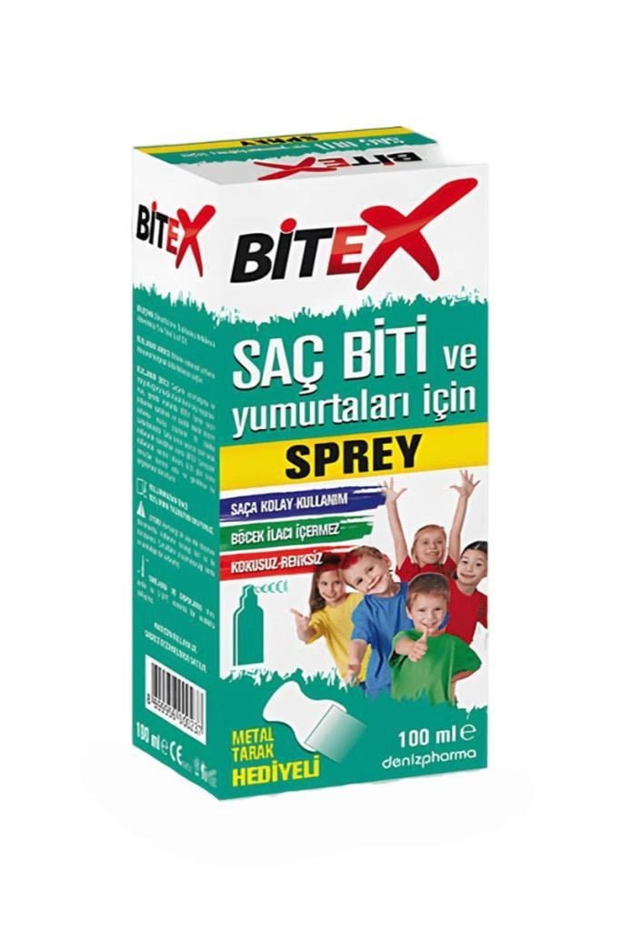 Bitex Bit Spreyi 100 ml - Metal Tarak HediyeliBitex Bit Spreyi 100 ml - Metal Tarak HediyeliBitex