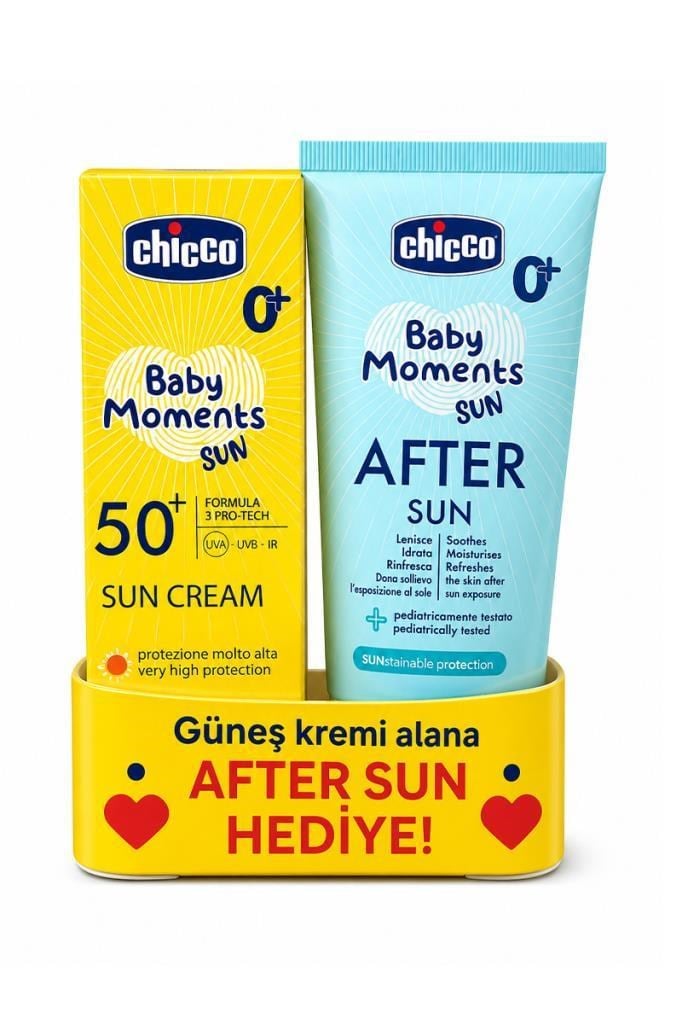 Chicco Baby Moments Sun Güneş Kremi Spf 50+ 75 Ml + After Sun HediyeChicco