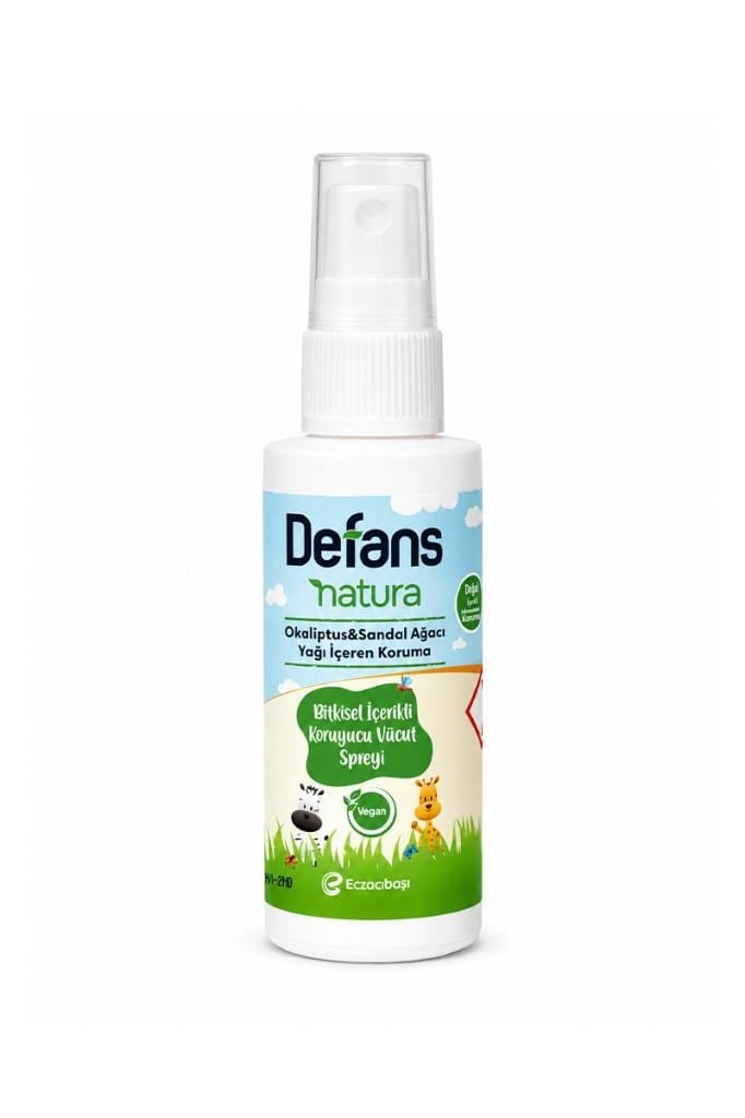 Defans Natura Bitkisel İçerikli Koruyucu Vücut Sprey 50mlDefans