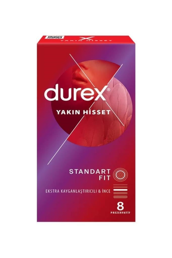 Durex Yakın Hisset 8'li PrezervatifDurex Yakın Hisset Standart Fit 8li PrezervatifDurex