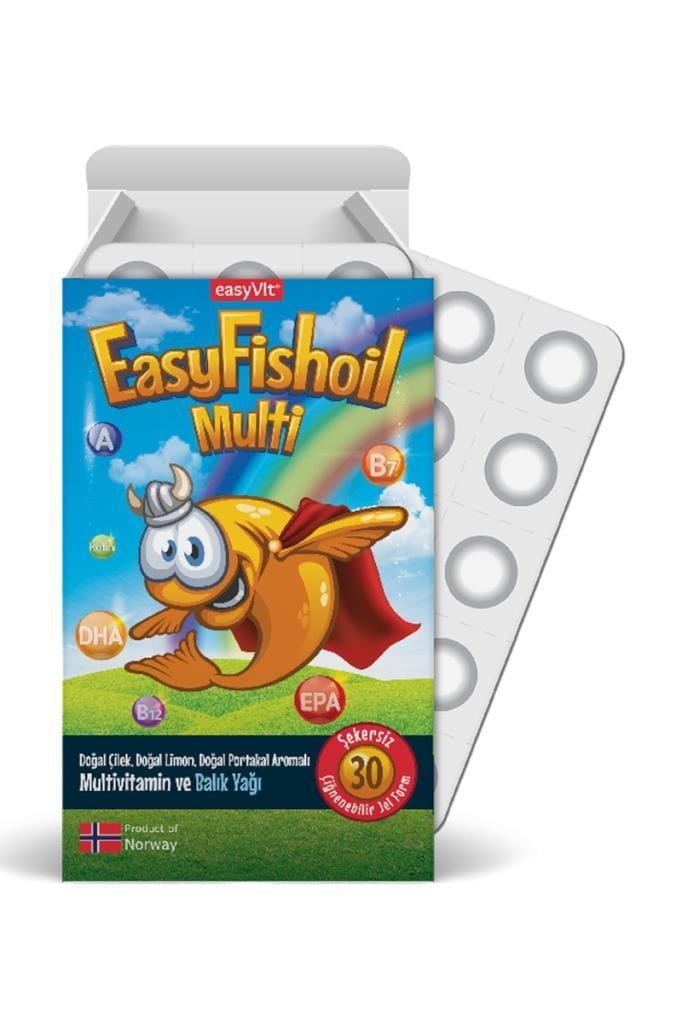EasyVit EasyFishoil Multi Omega 3 30 TabletEasyVit EasyFishoil Multi Omega 3 30 TabletEasy Fishoil