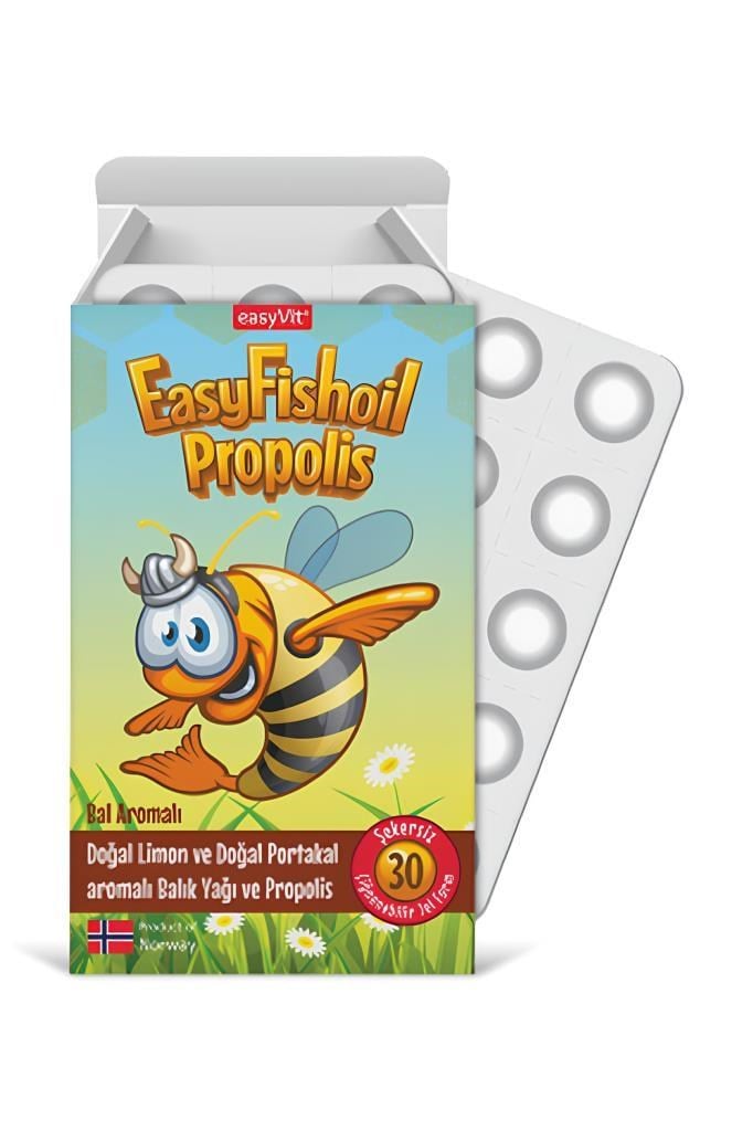 EasyVit Easyfishoil Propolis Omega 3 30 TabletEasyVit Easyfishoil Propolis Omega 3 30 TabletEasy Fishoil