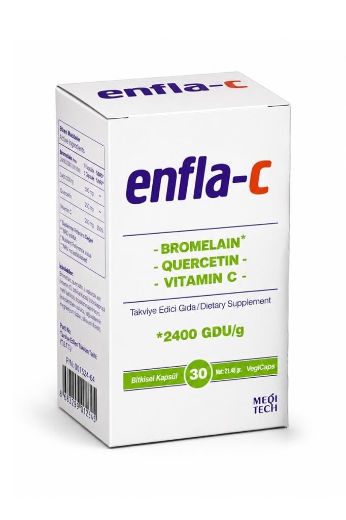 Enfla-C 30 KapsülEnfla-C Gıda Takviyesi 30 KapsülMediTech