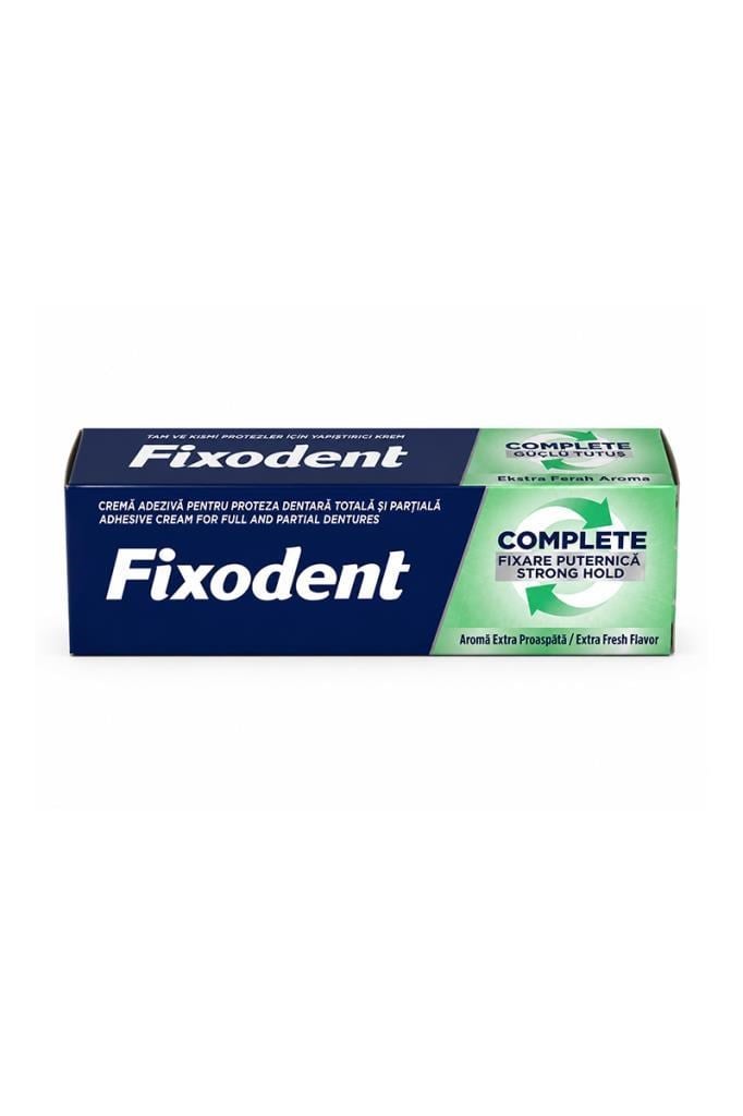 Fixodent Complete Ekstra Ferah 47 gr Yapıştırıcı 🦷Fixodent Diş Protez Yapıştırıcı Krem Complete Ekstra Ferah 47 grFixodent