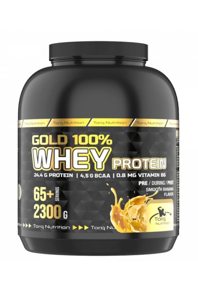 GOLD %100 Whey Protein Tozu Muz 2300 Gr - 65+ ServisGOLD %100 Whey Protein Tozu Muz 2300 Gr - 65+ ServisTorq Nutrition