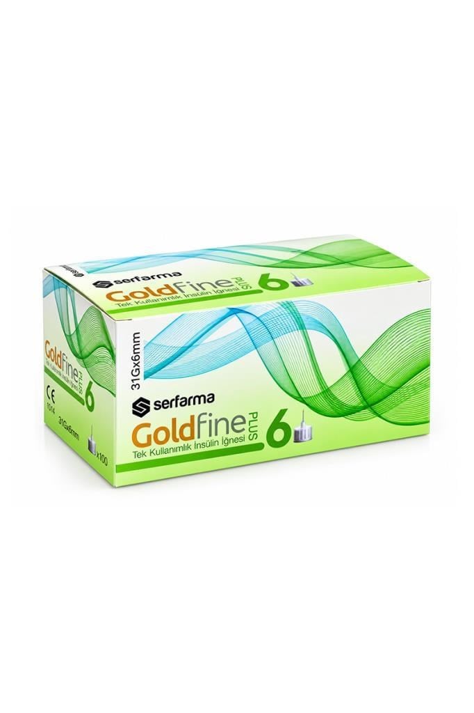 Gold Fine Goldfine Plus Insülin Iğnesi 31GX6MMGoldfine