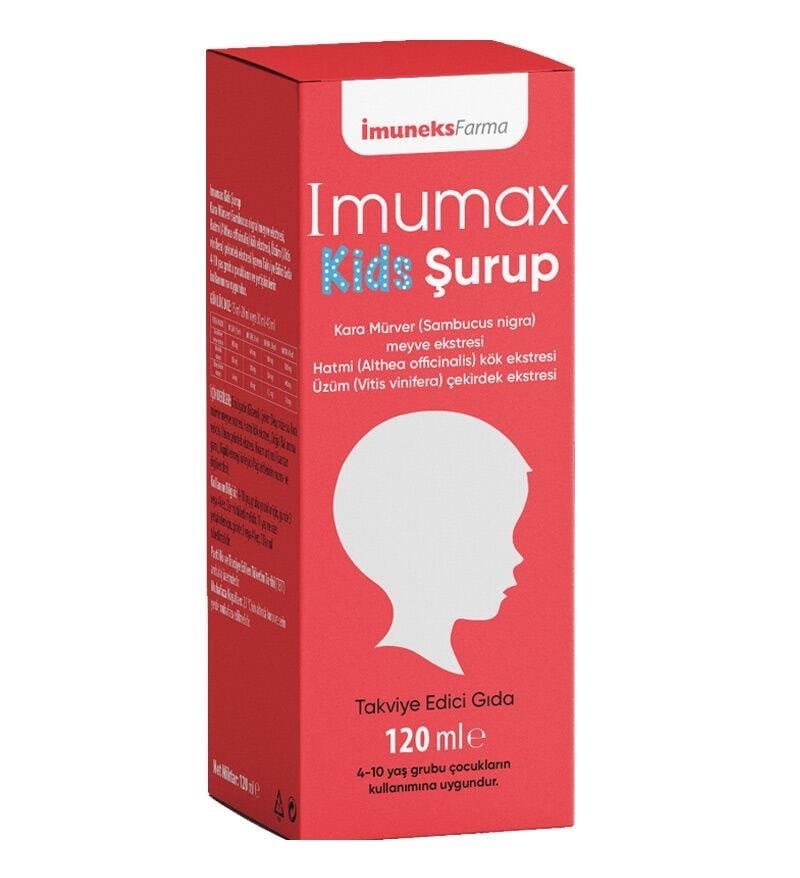 Imumax Kids Şurup 120 ml Takviye Edici GıdaImumax Kids Şurup 120 mlImuneks