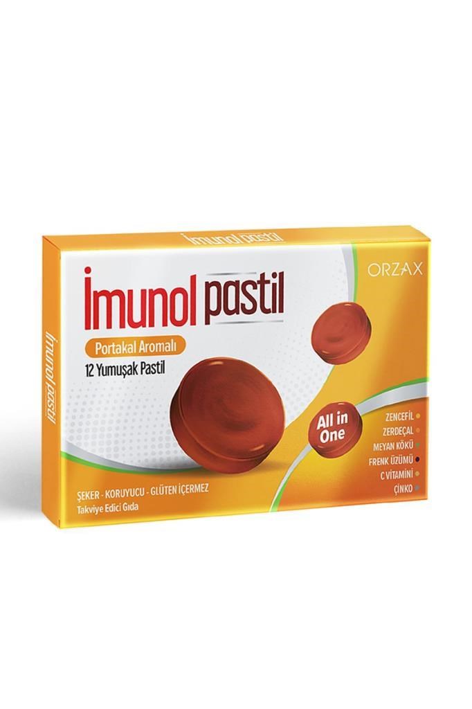 İmunol Portakal Aromalı 12li Pastilİmunol Portakal Aromalı 12li PastilIMUNOL