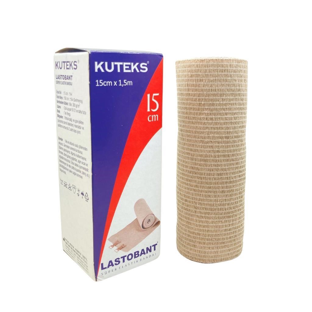 Kuteks Bandaj 15 cm Elastik Sargı Bandı  Kuteks Bandaj 15 cmKuteks