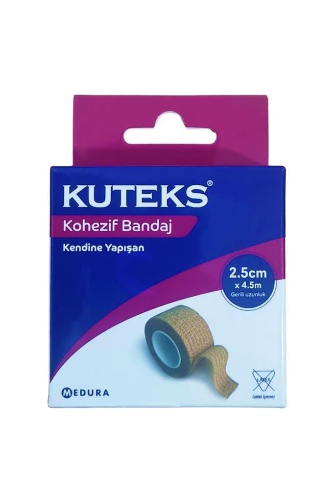 Kuteks Bandaj Kendinden Yapışkanlı 2,5 CmKuteks Bandaj Kendinden Yapışkanlı 2,5 CmKuteks