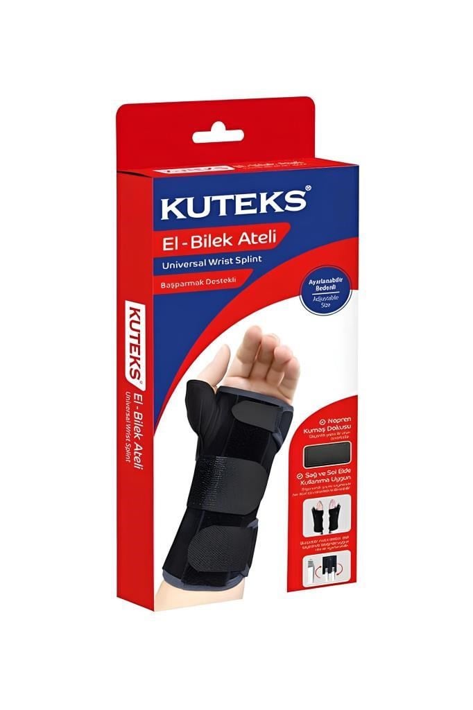 Kuteks El Bilek Ateli Çift Taraflı Neopren  Kuteks El Bilek Ateli Neopren - Başparmak Destekli Çift TaraflıKuteks