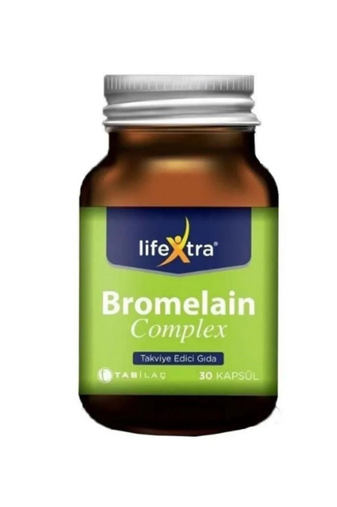 Lifextra Bromelain Complex 30 Kapsül Takviye  Lifextra Bromelain Complex 30 KapsülLifextra