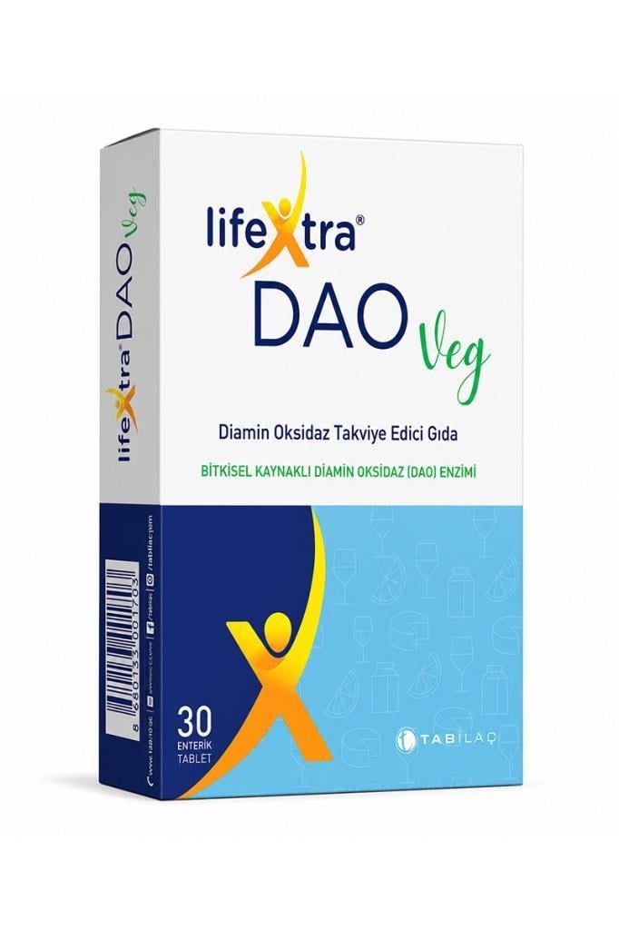 Lifextra Daoveg Diamin Oksidaz 30 Vegan TabletLifextra