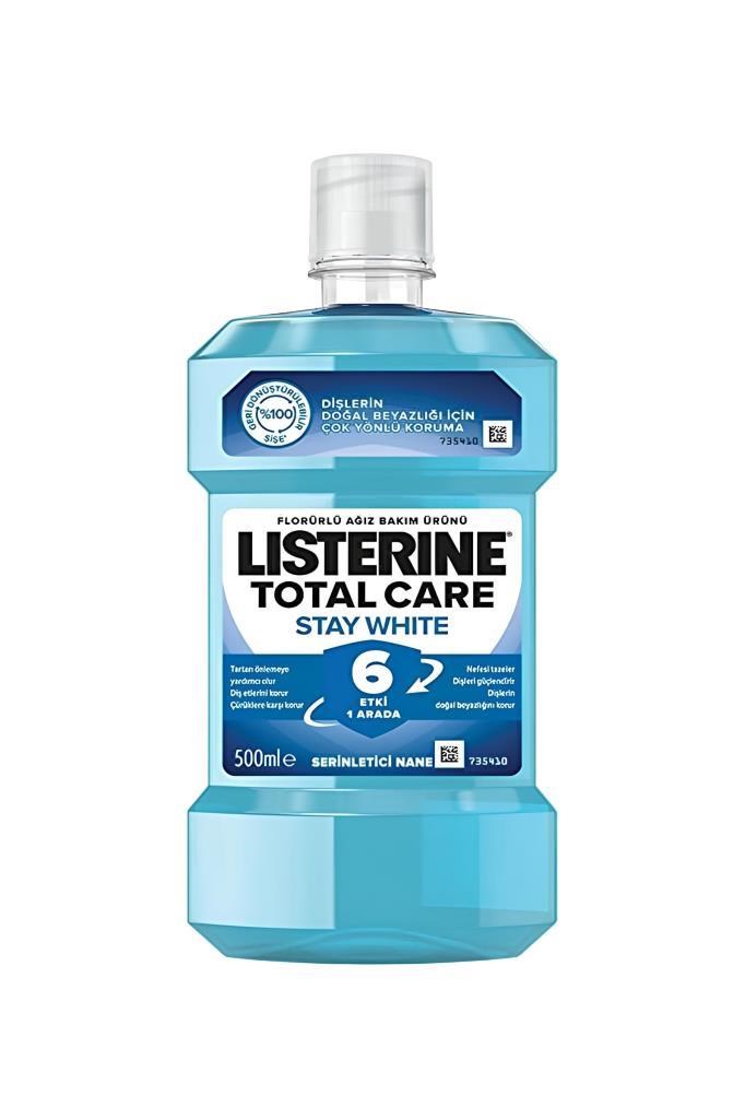 Listerine Stay White Gargara 500 ml Ağız Bakımı  Listerine Stay White Gargara 500 mlListerine