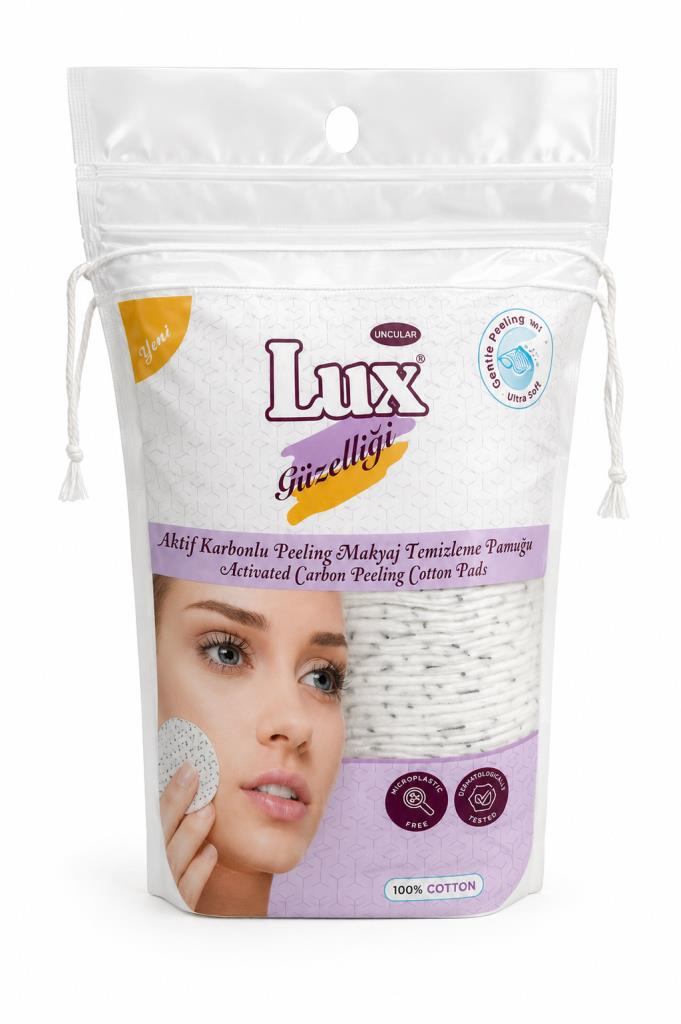 Lux Peeling Etkili Makyaj Temizleme Pamuğu 40 Adet  Lux Peeling Etkili Makyaj Temizleme Pamuğu 40 AdetLUX