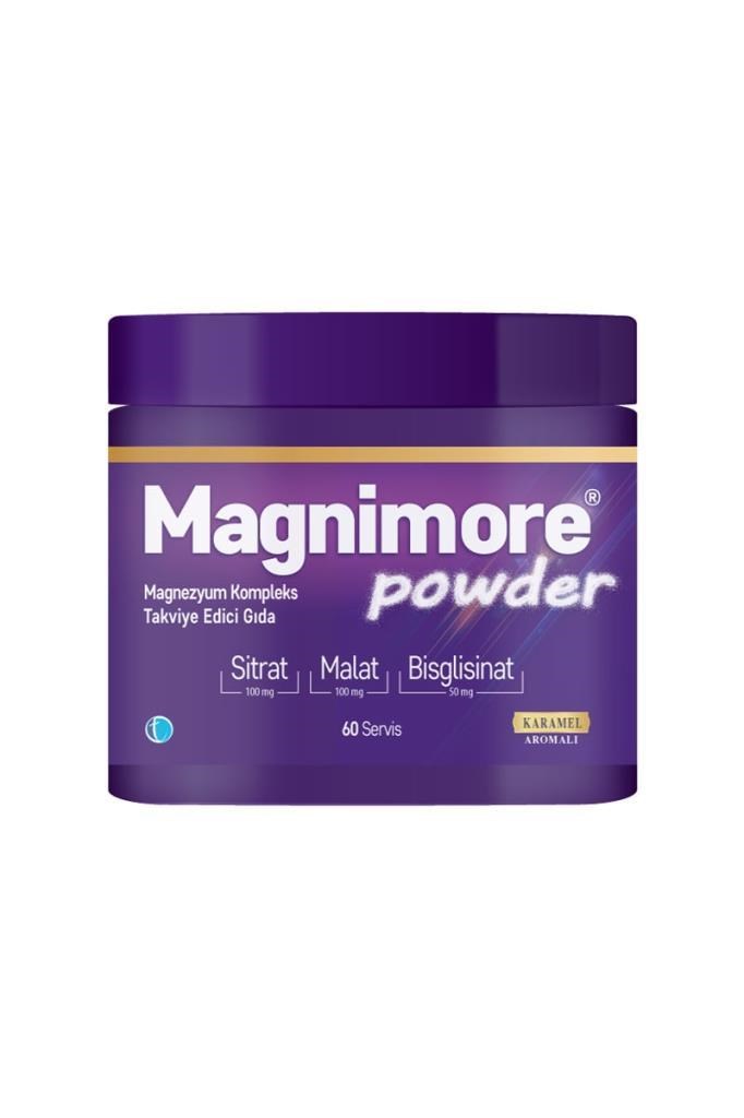 Magnimore Powder 60 Servis Magnezyum Takviyesi  Magnimore Powder 60 ServisMagnimore