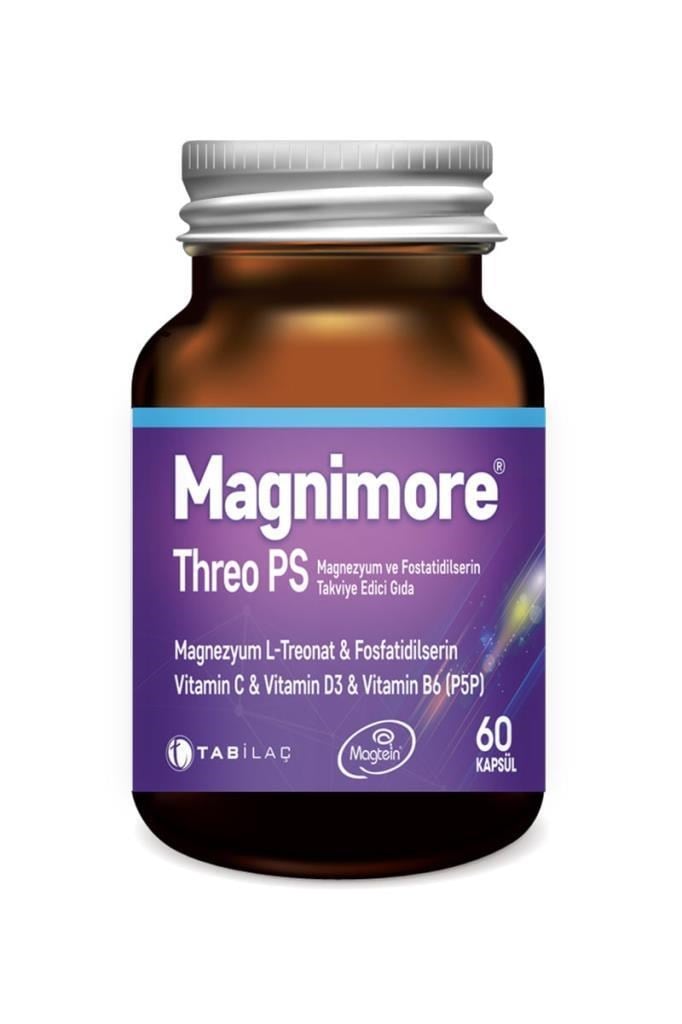 Magnimore Threo PS 60 Kapsül Magnezyum Takviyesi  Magnimore Threo PS 60 KapsülMagnimore