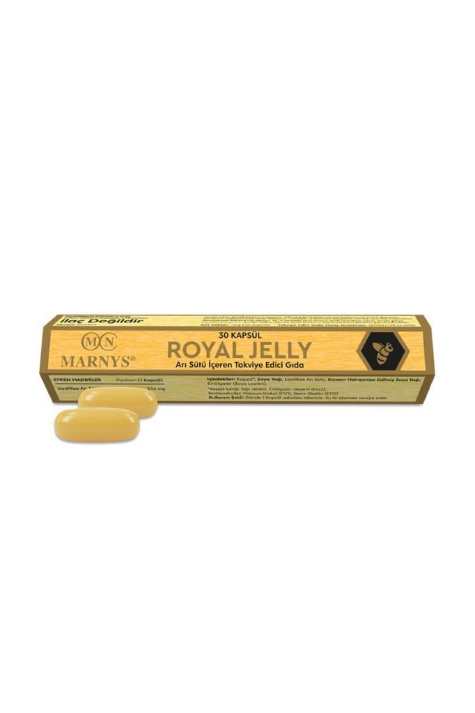 Marnys Royal Jelly Arı Sütü 1000 mg 30 KapsülMarnys Royal Jelly Arı Sütü 1000 mg 30 KapsülMarnys