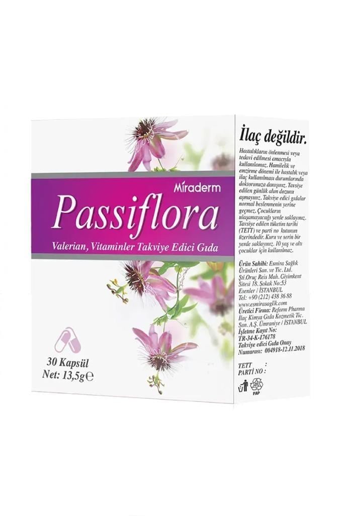 Miraderm Passiflora 30 KapsülMiraderm