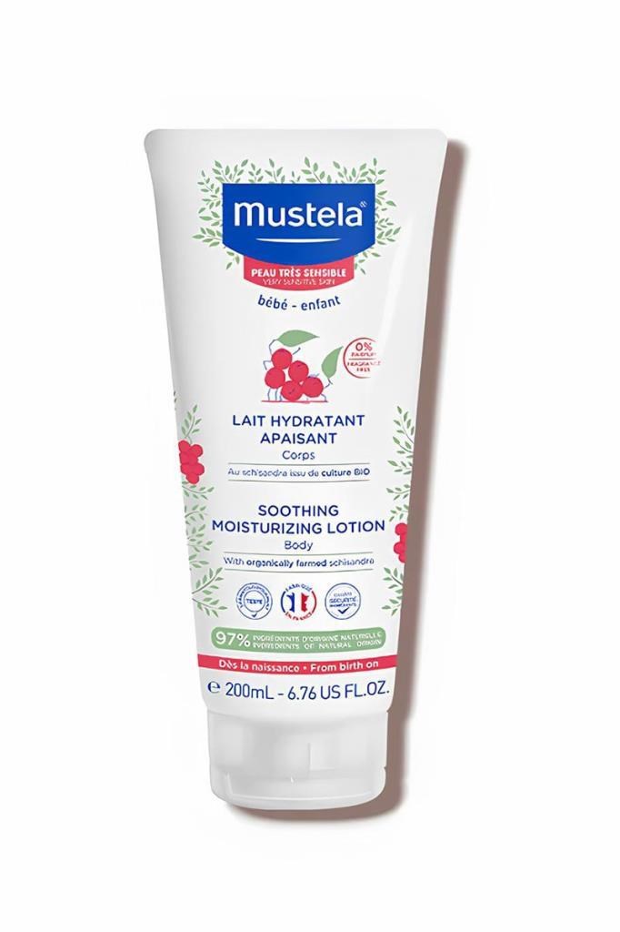 Mustela Çok Hassas Cilt Vücut Losyonu 200 ml    Mustela Soothing Moisturizing Çok Hassas Ciltler İçin Vücut Losyonu 200 mlMustela