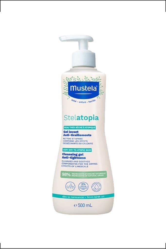 Mustela Stelatopia Şampuan 500 ml Temizleyici Jel    Mustela Stelatopia Cleansing Gel Şampuan 500 mlMustela