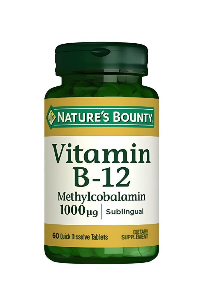 Natures Bounty Vitamin B12 1000 mcg 60 Dilaltı TabletiNatures Bounty Vitamin B12 1000 mcg 60 Dilaltı TabletiNatures Bounty