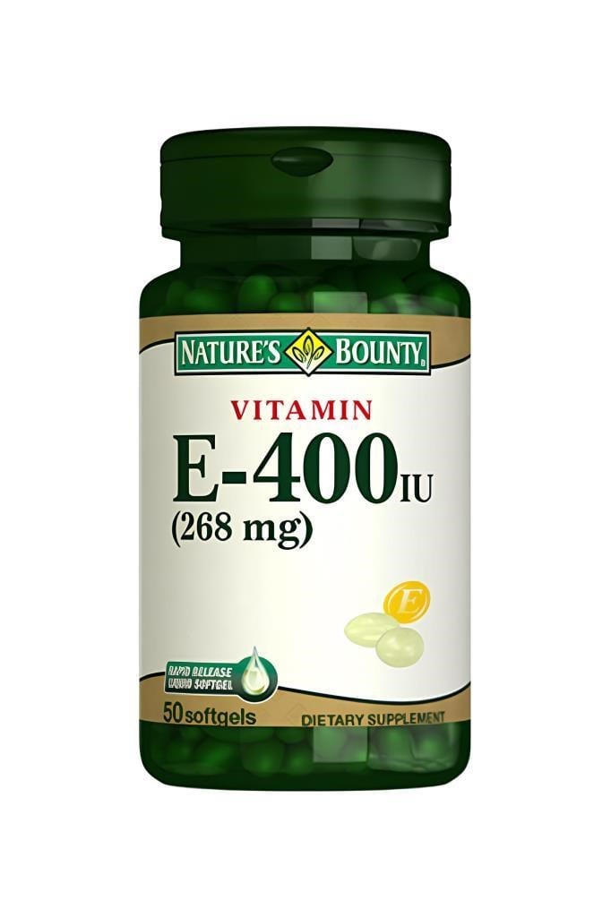 Natures Bounty Vitamin E-400 IU 50 SoftgelNatures Bounty Vitamin E-400 IU 50 SoftgelNatures Bounty