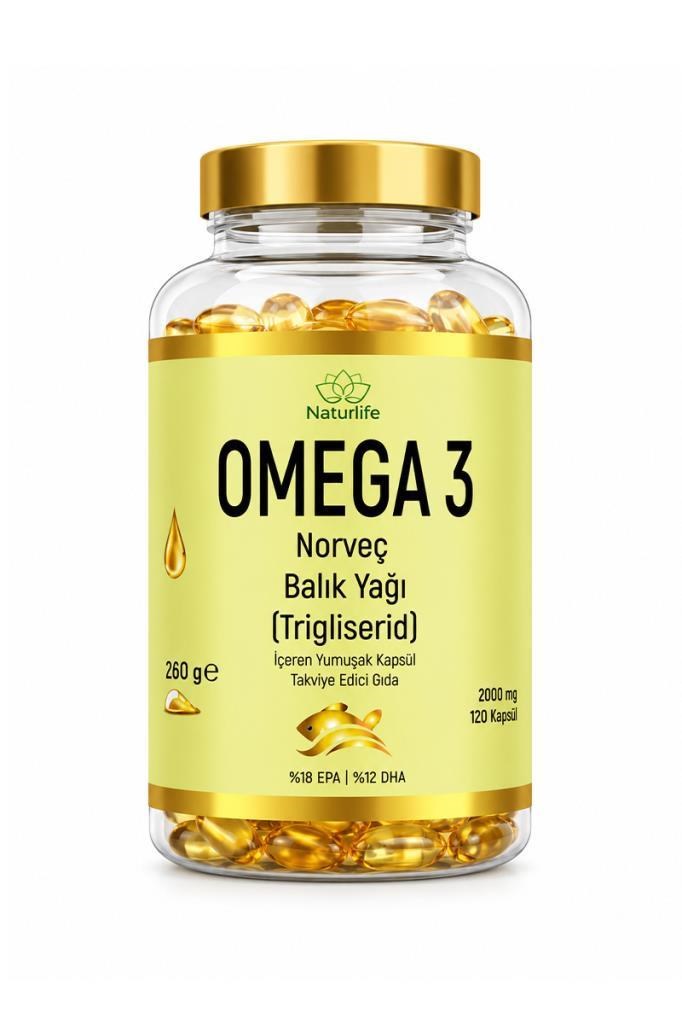 Naturlife Omega 3 Norveç Balık Yağı 200 Kapsül Naturlife Omega 3 Norveç Balık Yağı 200 KapsülNaturlife
