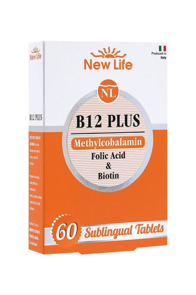 New Life B12 Plus Dilaltı 60 Tablet Takviye  New Life B12 Plus Dilaltı 60 TabletNew Life