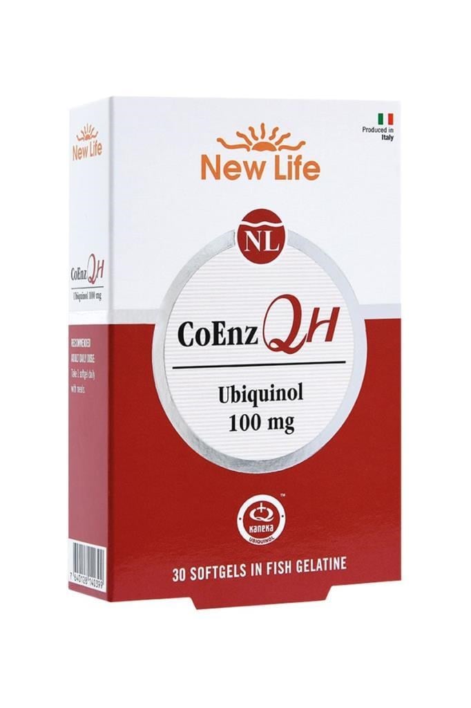 New Life Coenz QH 30 Kapsül Ubiquinol 100 mg  New Life Coenz QH 30 KapsülNew Life