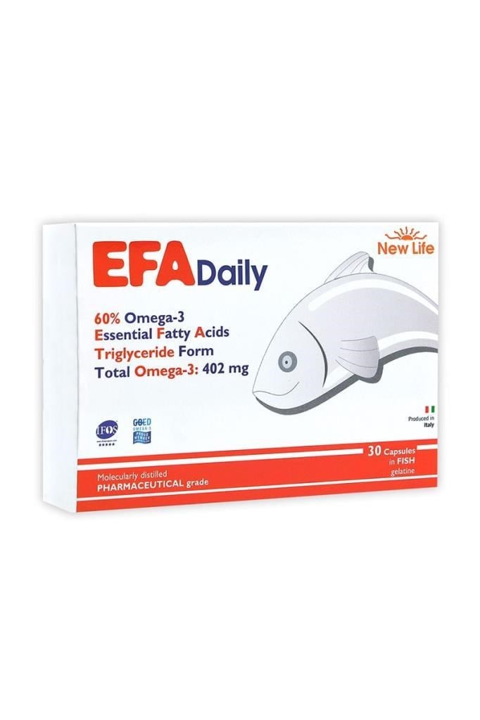 New Life Efa Daily Omega-3 30 Kapsül Takviye  New Life Efa Daily Omega-3 30 KapsülNew Life
