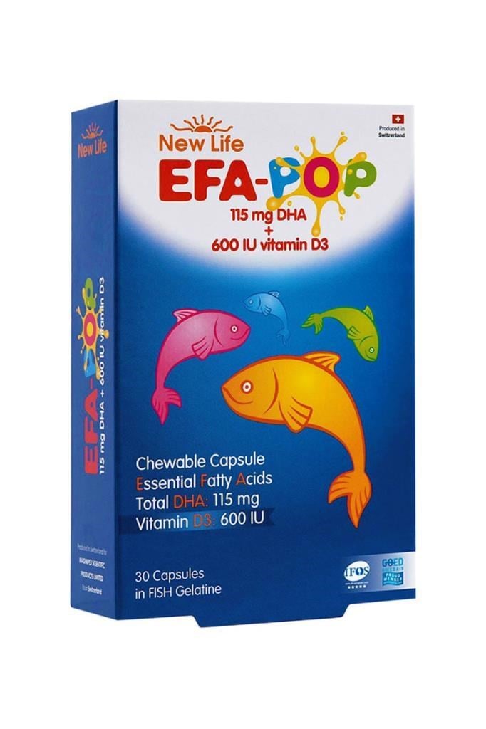 New Life Efa-Pop Omega 3 30 Kapsül Takviyesi  New Life Efa-Pop Omega 3 Balık Yağı 30 KapsülNew Life