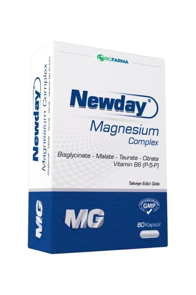 Newday Magnezyum Complex 60 KapsülNewday Magnezyum Complex 60 KapsülNewday