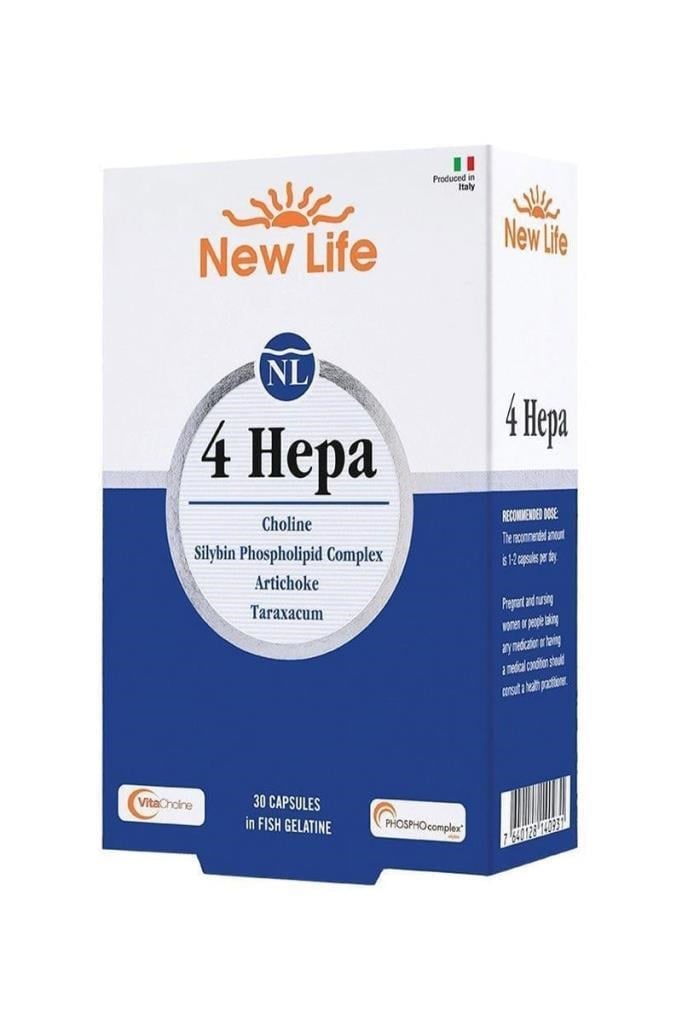 New Life 4 Hepa 30 Kapsül Karaciğer Takviyesi  NewLife 4 Hepa 30 KapsülNew Life