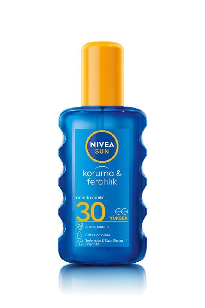 Nivea Koruma & Ferahlık 200 ml 30 Faktör Güneş SpreyiNivea Koruma & Ferahlık 200 ml 30 Faktör Güneş SpreyiNivea