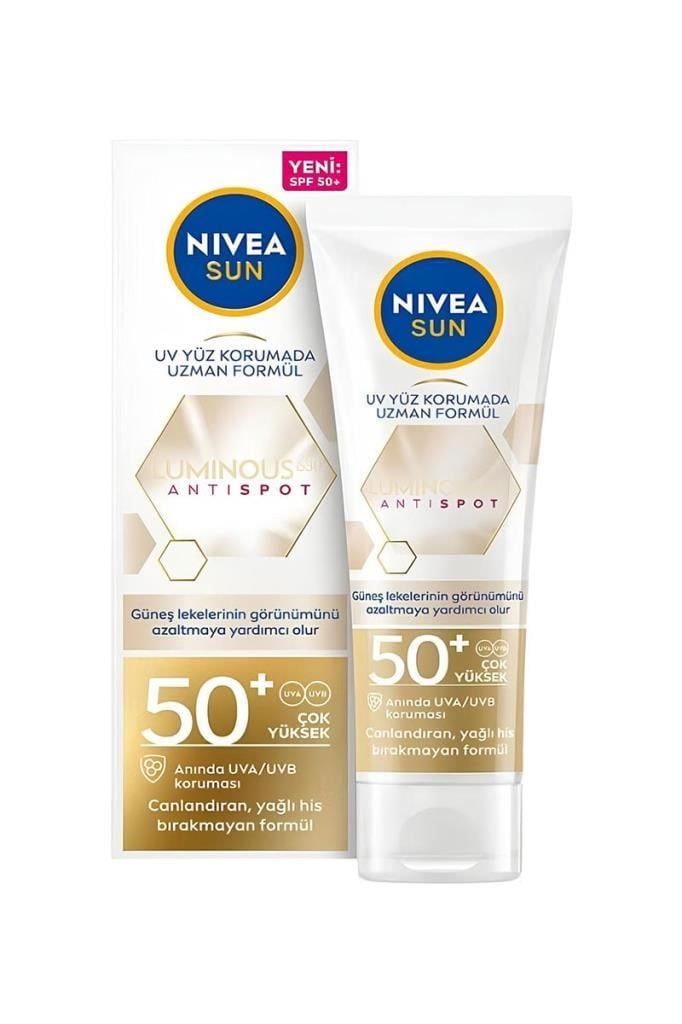 Nivea Luminous630 40 ML 50 Faktör Güneş KremiNivea Luminous630 Leke Karşıtı 40 ml 50 Faktör Güneş KremiNivea