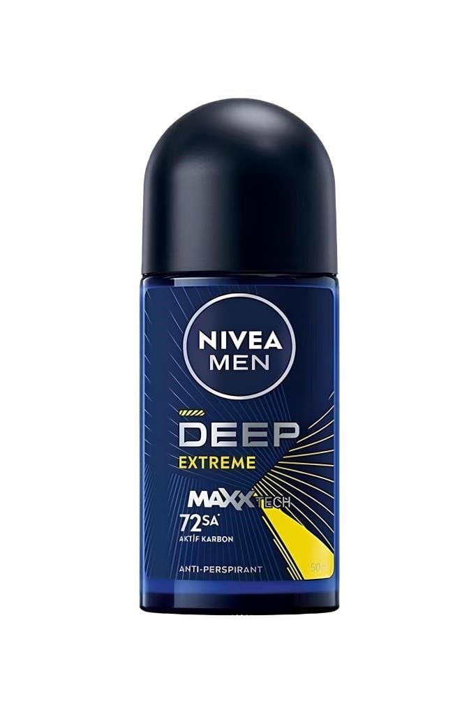 Nivea Men Deep Extreme MaxxTech 50 ml Roll-OnNivea Men Deep Extreme Maxxtech 50 ml Erkek Roll-OnNivea