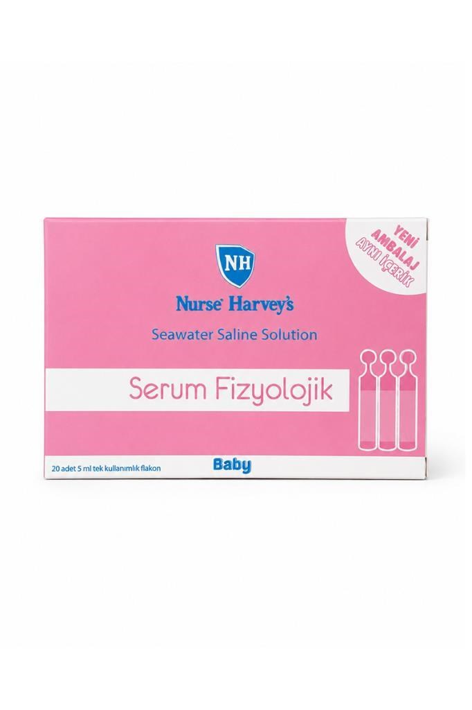 Nurse Harveys Gifrer Serum Fizyolojik Burun ve Göz Temizliği İçin 20 Adet 5 ml FlakonNurse Harvey's