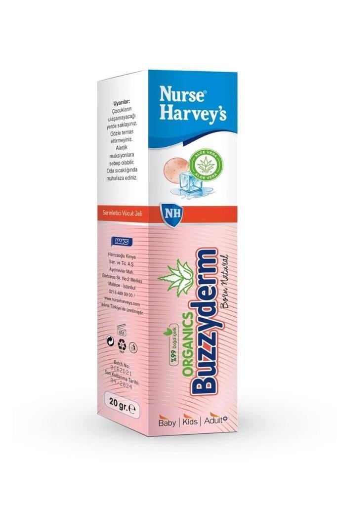 Nurse Harvey’s Buzzyderm 20 gr Vücut Jeli Nurse Harveys Organics Buzzyderm 20 grNurse Harvey's